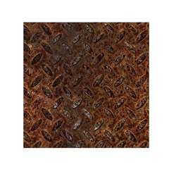 Rusty Metal Pattern Small Satin Scarf (square)  by trendistuff