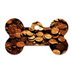 PENNIES Dog Tag Bone (Two Sides) Front