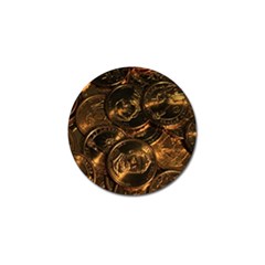 Gold Coins 2 Golf Ball Marker