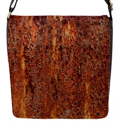 Flaky Rusting Metal Flap Messenger Bag (s) by trendistuff