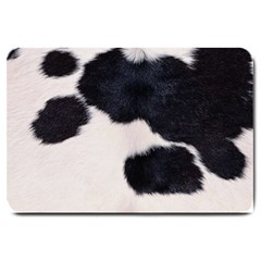 Spotted Cow Hide Large Doormat  by trendistuff