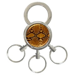 Snake Skin 3-ring Key Chains by trendistuff