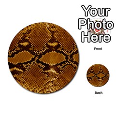 Snake Skin Multi-purpose Cards (round) 