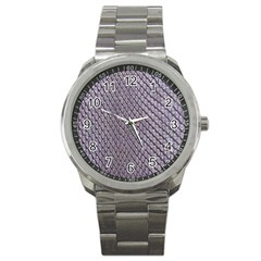 Silver Snake Skin Sport Metal Watches by trendistuff