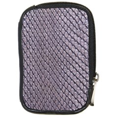 Silver Snake Skin Compact Camera Cases by trendistuff