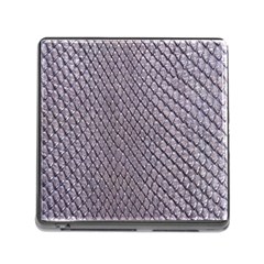 Silver Snake Skin Memory Card Reader (square) by trendistuff