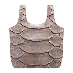 Scaly Leather Full Print Recycle Bags (l)  by trendistuff