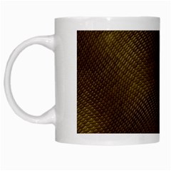 Reptile Skin White Mugs by trendistuff