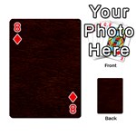 REDDISH BROWN FUR Playing Cards 54 Designs  Front - Diamond8