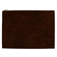 Reddish Brown Fur Cosmetic Bag (xxl)  by trendistuff