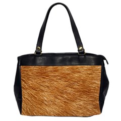 Light Brown Fur Office Handbags (2 Sides)  by trendistuff