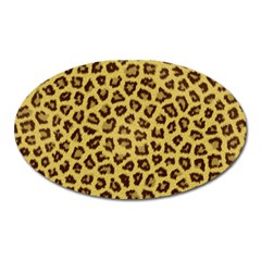 Leopard Fur Oval Magnet by trendistuff