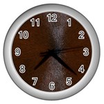 HORSE FUR Wall Clocks (Silver)  Front