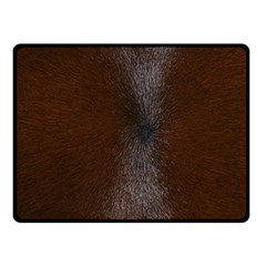 Horse Fur Double Sided Fleece Blanket (small)  by trendistuff