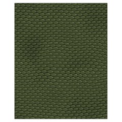 Green Reptile Skin Drawstring Bag (small) by trendistuff