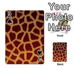 Giraffe Hide Playing Cards 54 Designs 