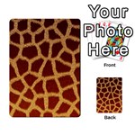 GIRAFFE HIDE Multi-purpose Cards (Rectangle)  Back 10