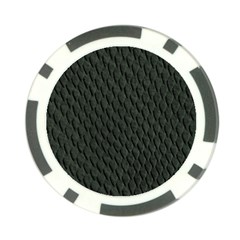 Dark Green Scales Poker Chip Card Guards by trendistuff