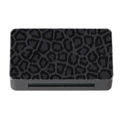 Black Leopard Print Memory Card Reader With Cf by trendistuff