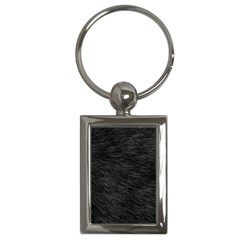 Black Cat Fur Key Chains (rectangle)  by trendistuff