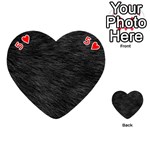 BLACK CAT FUR Playing Cards 54 (Heart)  Front - Heart5