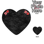 BLACK CAT FUR Playing Cards 54 (Heart)  Front - Heart10