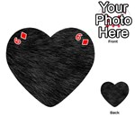 BLACK CAT FUR Playing Cards 54 (Heart)  Front - Diamond6