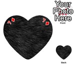 BLACK CAT FUR Playing Cards 54 (Heart)  Front - Diamond7