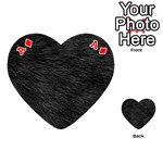 BLACK CAT FUR Playing Cards 54 (Heart)  Front - DiamondA