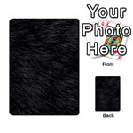 BLACK CAT FUR Multi-purpose Cards (Rectangle)  Front 1