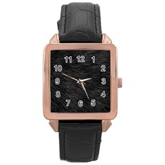 Black Cat Fur Rose Gold Watches by trendistuff