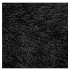 Black Cat Fur Large Satin Scarf (square) by trendistuff