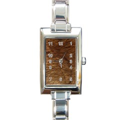 BEAR FUR Rectangle Italian Charm Watches