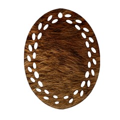 BEAR FUR Ornament (Oval Filigree) 