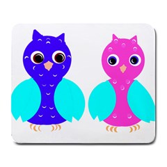 Owl Couple  Large Mousepads by JDDesigns