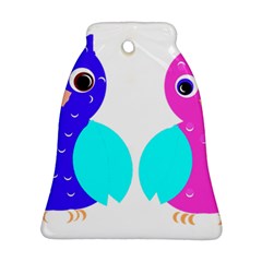 Owl Couple  Ornament (bell)  by JDDesigns