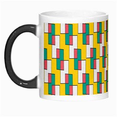 Connected Rectangles Pattern Morph Mug by LalyLauraFLM
