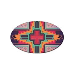 Tribal Star Sticker Oval (100 Pack) by LalyLauraFLM