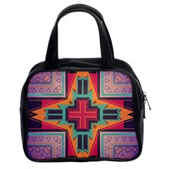 Tribal Star Classic Handbag (two Sides) by LalyLauraFLM