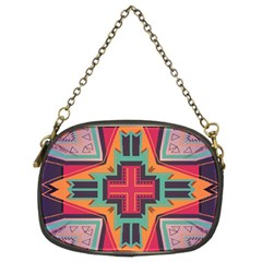 Tribal Star Chain Purse (two Sides) by LalyLauraFLM
