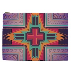 Tribal Star Cosmetic Bag (xxl) by LalyLauraFLM