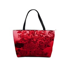 Red Tinted Roses Collage 2 Shoulder Handbags by LovelyDesigns4U