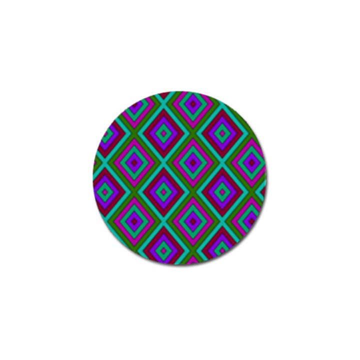 Diamond Pattern  Golf Ball Marker