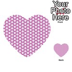 Cute Pretty Elegant Pattern Multi-purpose Cards (Heart)  Back 54