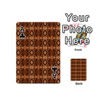 Faux Animal Print Pattern Playing Cards 54 (Mini)  Front - ClubA