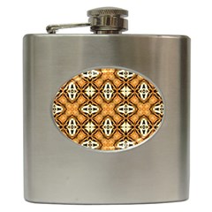 Faux Animal Print Pattern Hip Flask (6 Oz) by GardenOfOphir