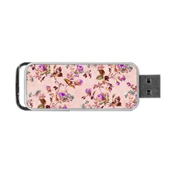 Antique Floral Pattern Portable Usb Flash (one Side) by LovelyDesigns4U