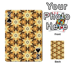 Faux Animal Print Pattern Playing Cards 54 Designs  by GardenOfOphir