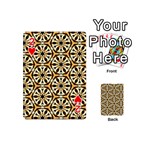 Faux Animal Print Pattern Playing Cards 54 (Mini)  Front - Heart2