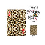 Faux Animal Print Pattern Playing Cards 54 (Mini)  Front - Heart6